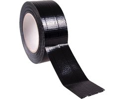 Duct tape 50 mm x 50 meter Zwart