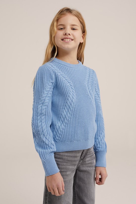 WE Fashion Pull en tricot torsadé Filles