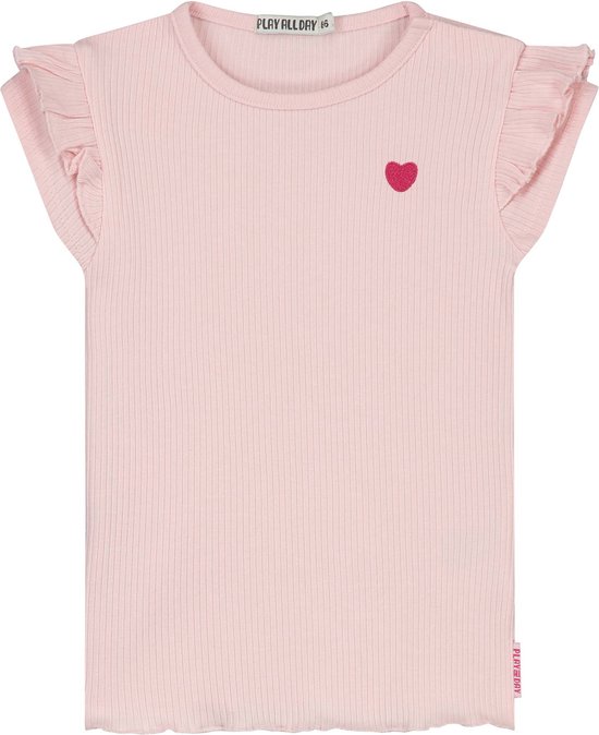 Play All Day peuter T-shirt - Meisjes - Sugar Pink - Maat 74