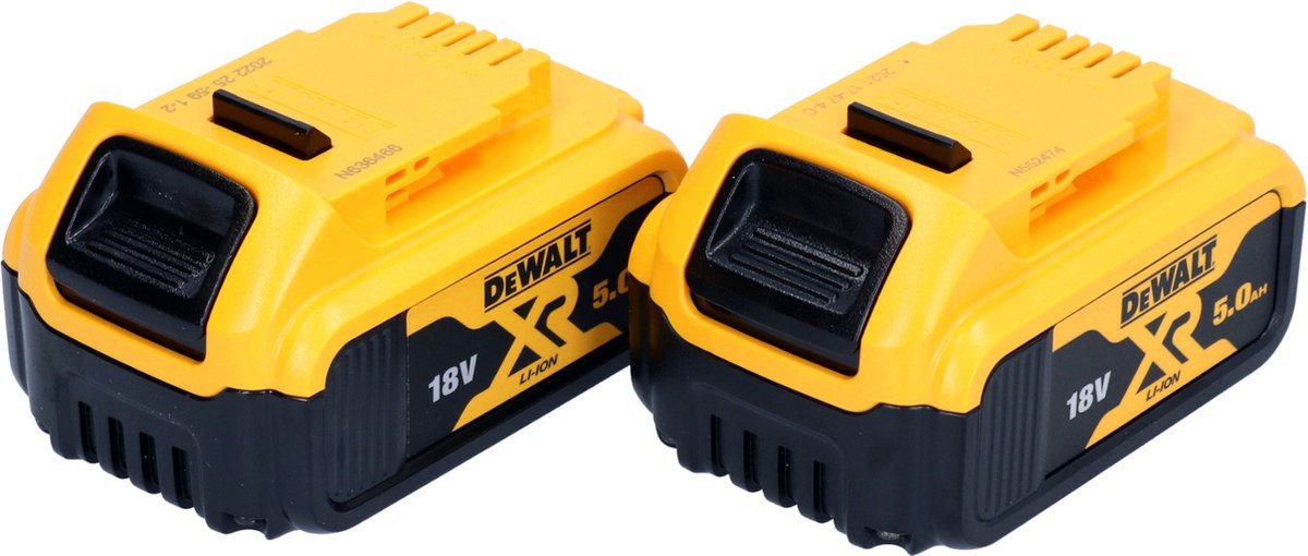 DeWalt DCB 184 P2 accuset 2x 18 V 5 0 Ah 5000 mAh Li-Ion XR