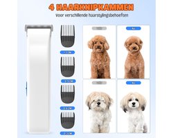 Hondentondeuse - "ELS PET 5-IN-1 Hondentondeuse Stofzuiger: Professionele set voor honden- en kattenhaarverzorging. Krachtig en efficiënt, verwijdert 99% van het huisdierhaar. Een must-have voor elke huisdierbezitter. Maak het haarverzorgingsproces e