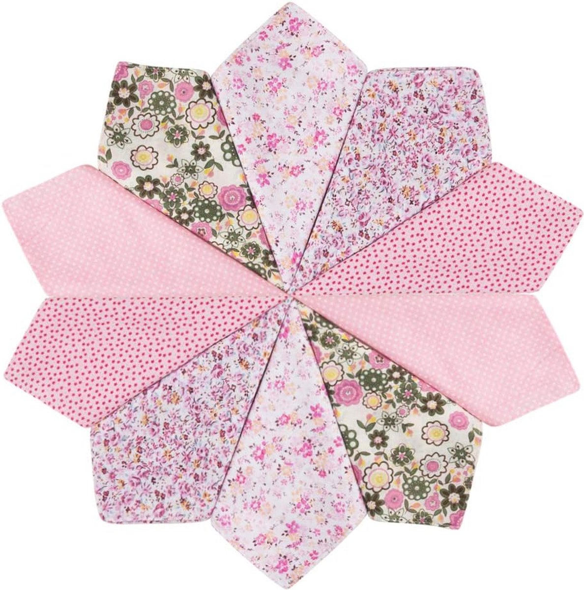 Goedkoopste zakdoeken voor dames, van puur katoen, roze, stoffen zakdoeken voor dagelijks gebruik, 5/10 stuks, 36 x 36 cm, moederdagcadeau