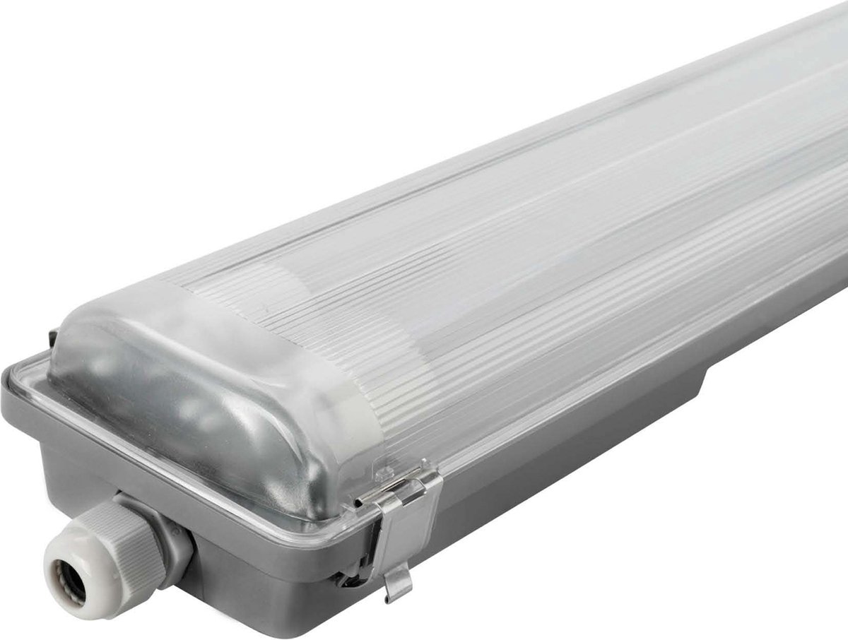 Ledvion - LED TL Armatuur - 60CM - 2X 7W - 4000K - 1120L - IP65 - LED Buis