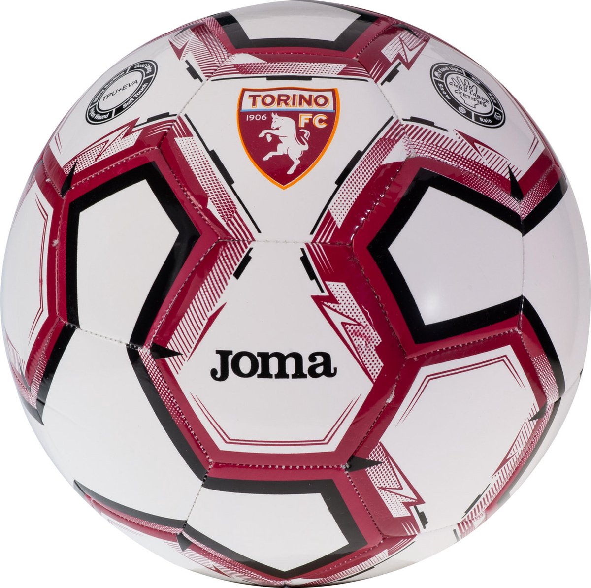 Joma Torino FC Replica Ball A141800A5101, Unisex, Wit, Bal naar voetbal, maat: 5