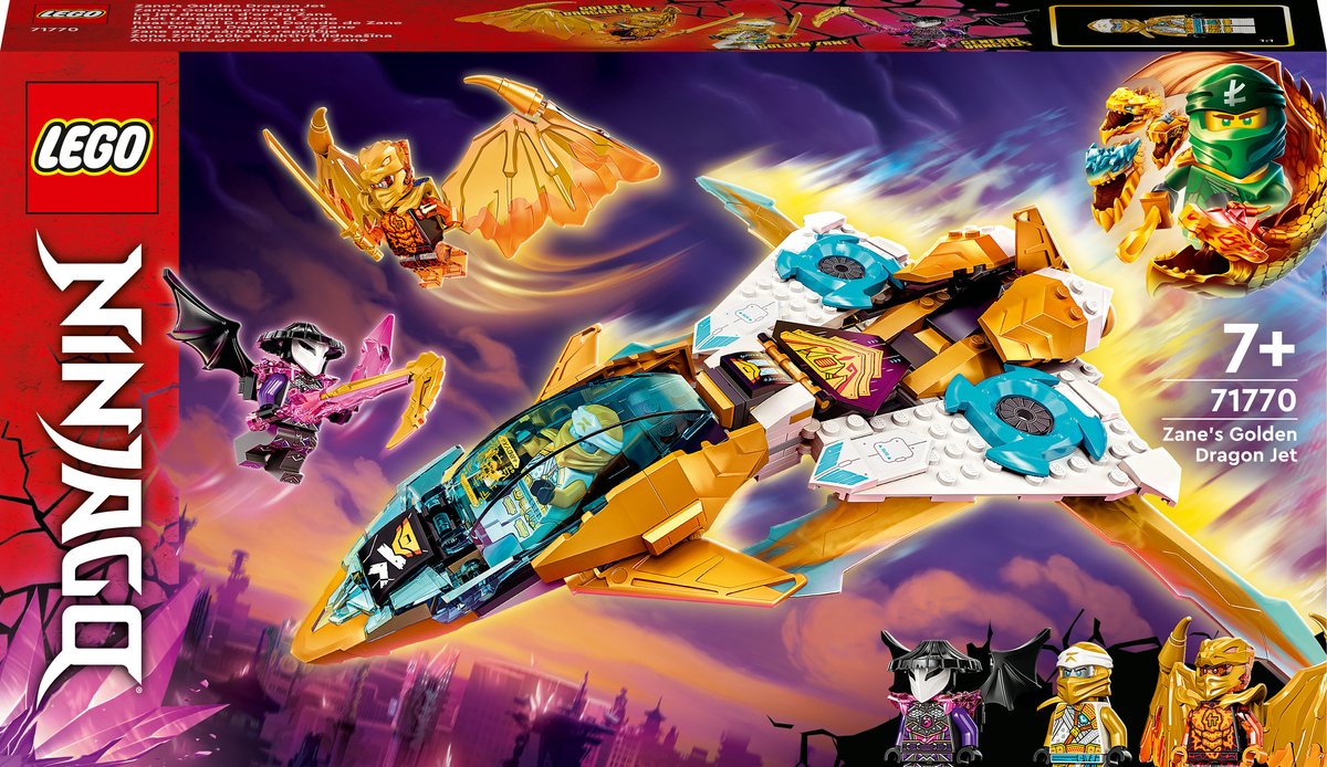 LEGO NINJAGO Zane's gouden drakenvliegtuig - 71770