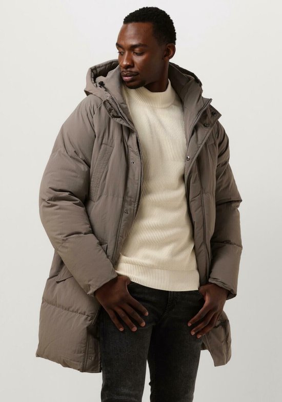 Purewhite - Heren Regular fit Jackets Padded - Taupe - Maat S
