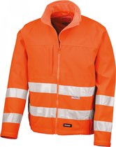 Jas Unisex S Result Lange mouw Fluorescent Orange 93% Polyester, 7% Elasthan
