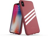 adidas Originals Moulded Case PU suede iPhone XS Max - roze hoesje