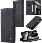 CaseMe Book Case - Geschikt voor Samsung Galaxy A15 Hoesje - Zwart