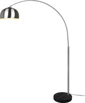 LED Vloerlamp - Torna Arginta - E27 Fitting - 1-lichts - Mat Nikkel