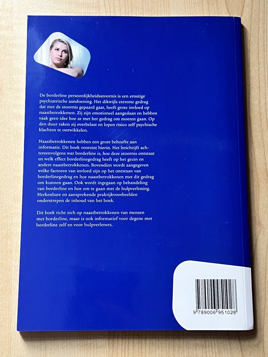 Borderline de baas - back cover