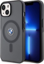 BMW IML Signature Back Case (MagSafe Compatible) - Geschikt voor Apple iPhone 15 Plus (6.7") - Zwart