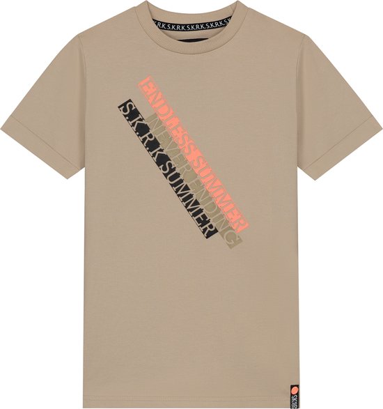 SKURK - T-shirt Tyler - Sand - maat 110/116
