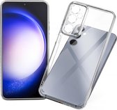 Transparant Dun TPU Hoesje Geschikt voor Samsung Galaxy A15 | Back Cover | Lichtgewicht | Ultra Dun Hoesje | Flexibel | Zacht TPU | Doorzichtig