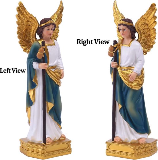 8 Inch Aartsengel Raphael Standbeeld, Katholieke Gift, Aartsengel ...