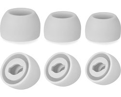 Ibley ComfortFit Siliconen tips voor Samsung Galaxy buds pro wit - Siliconen Earplug - S/M/L formaat - 3 paar - 3 maten
