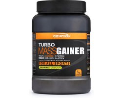 Turbo Mass Gainer (Banana - 1000 gram) - Performance - Weight gainer - Mass gainer - Sportvoeding - 13 shakes