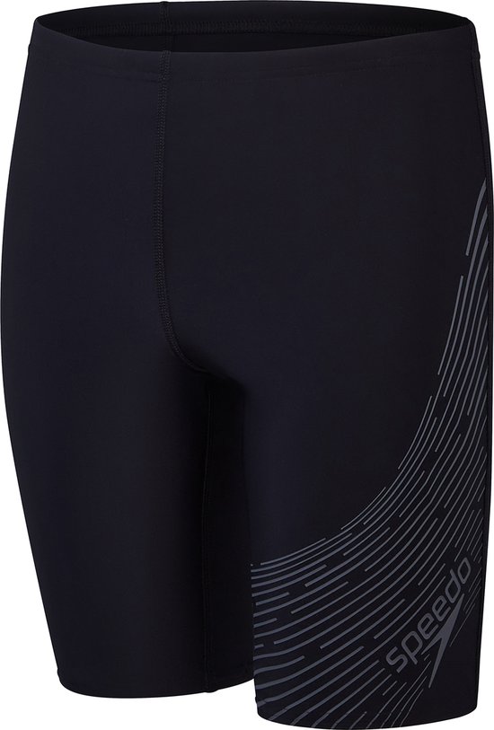 Speedo Medley Logo Jammer Zwart/ Grijs Maillot de bain sport pour Garçons - Taille 152