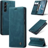 CaseMe Book Case - Geschikt voor Samsung Galaxy S24 Plus Hoesje - Blauw