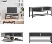 vidaXL Tv-meubel 100x35x45 cm bewerkt hout grijs sonoma eikenkleurig - Tv-meubel - Tv-meubels - Kast - Dressoir