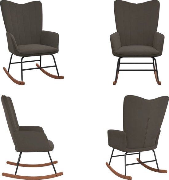 vidaXL Fauteuil 60 cm fluweel donkergroen, bank, eenzitsbank, zetel, zitstoel, armstoel, stoel, tv-stoel, relaxstoel, leesstoel, fluwelen bank
