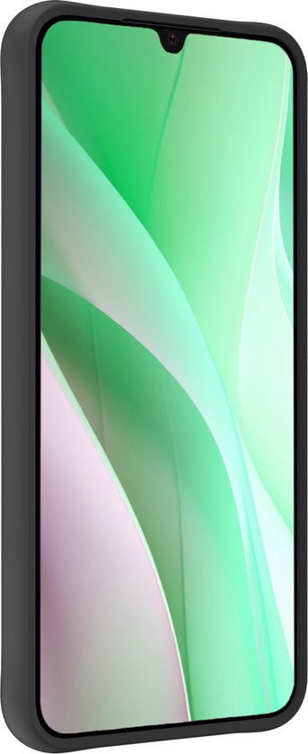 Coque pour Samsung A15 Coque Siliconen Back Cover Case - Coque pour Samsung Galaxy A15 Case Cover Case - Zwart - 2 Pièces