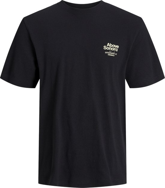 Jack & Jones T-shirt Jorcasablanca Back Tee SS Crew Neck 12252956 Noir Homme Taille - L