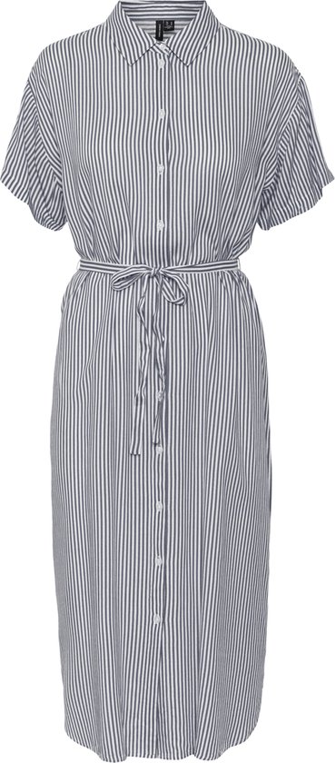 Vero Moda Petite VMBUMPY - Camicia - snow white /india ink/bianco