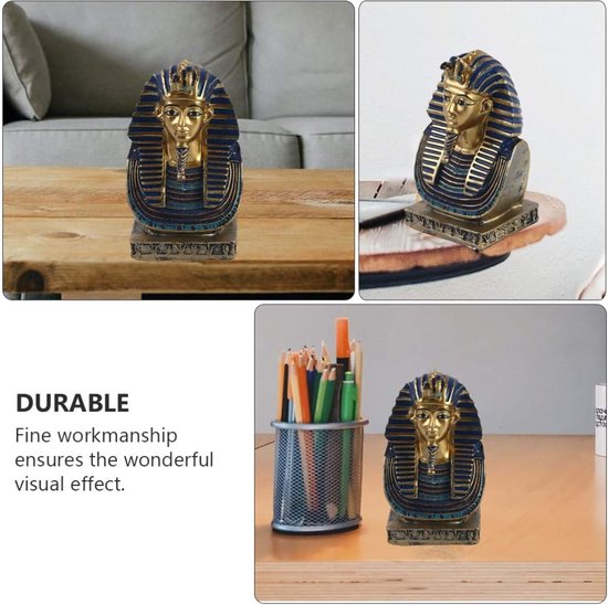 Farao Decoratieve Ornamenten Egyptische Farao Beeldjes Oude Egypte Sculptuur Anubis Masker Farao Buste Standbeeld Egyptisch Koningsbeeldje Mini-decor Het Oude Egypte Hars Aquarium Farao Decoratieve Ornamenten Egyptische Farao Beeldjes Oude Egypte Sculptuur Anubis Masker Farao Buste Standbeeld Egyptisch Koningsbeeldje Mini-decor Het Oude Egypte Hars Aquarium