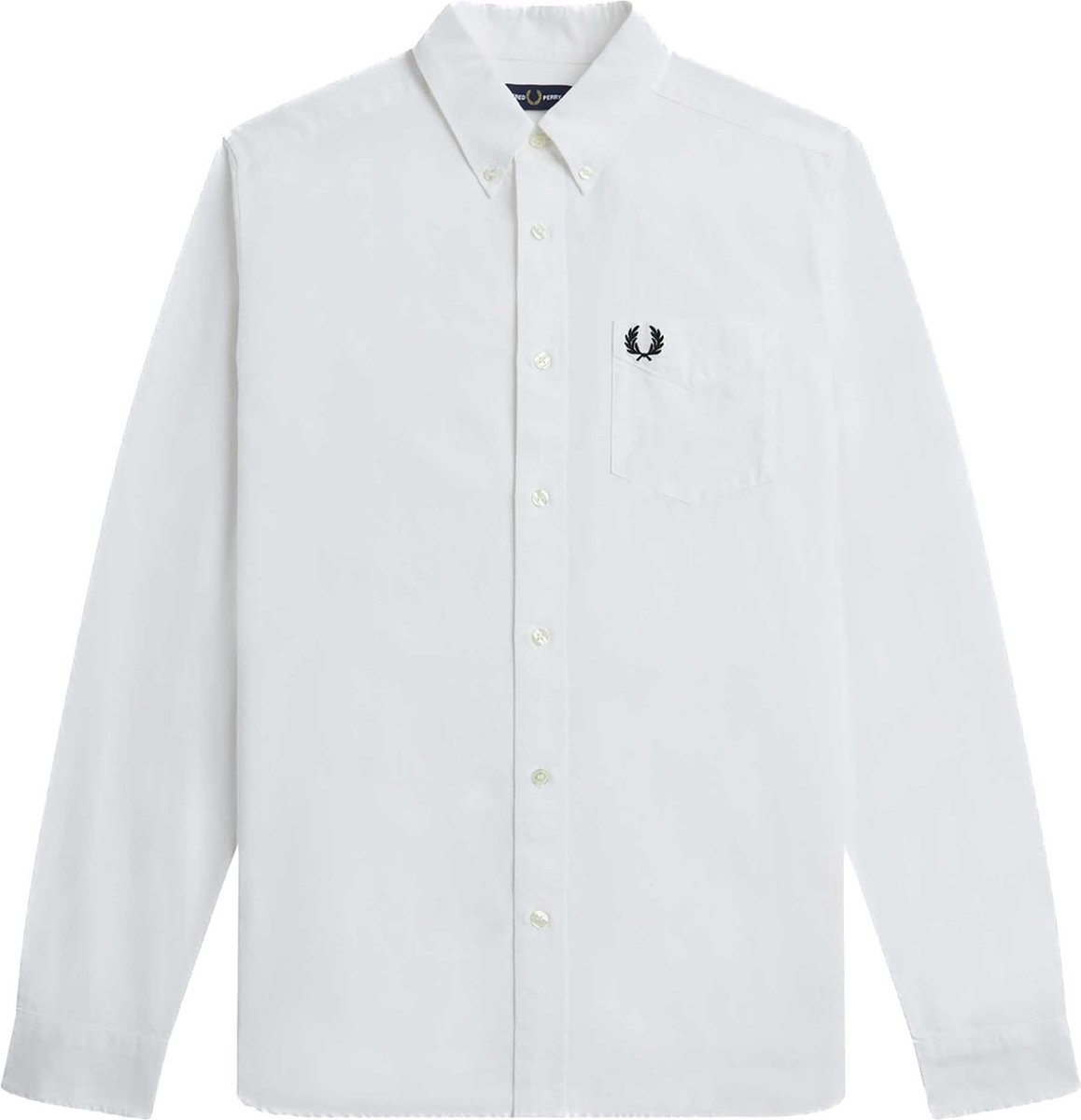 Long Sleeve Oxford Shirt Wit