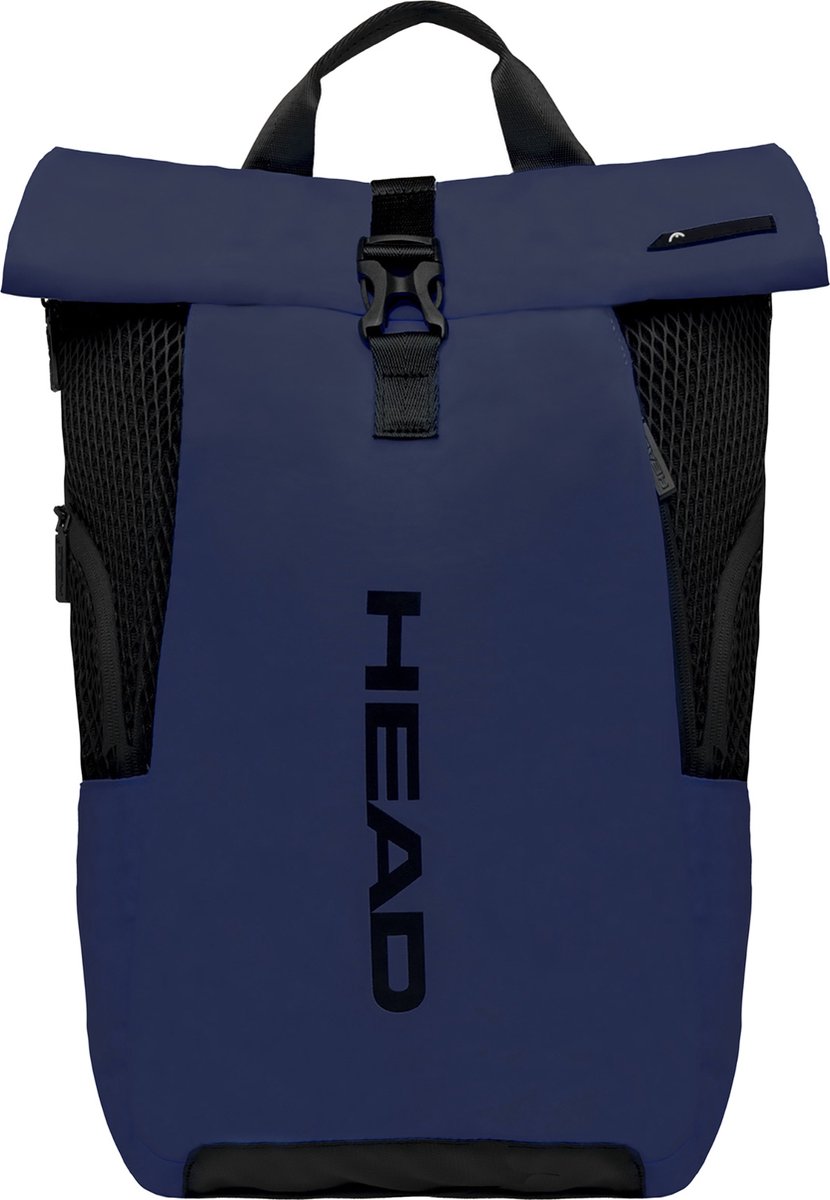 HEAD Laptop rugzak Rugzak met laptopvak Net Backpack Roll-Up 19L Navy Donkerblauw