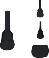 vidaXL gitaartas 1/2 - zwart stof 94x35cm - Gitaarkoffer
