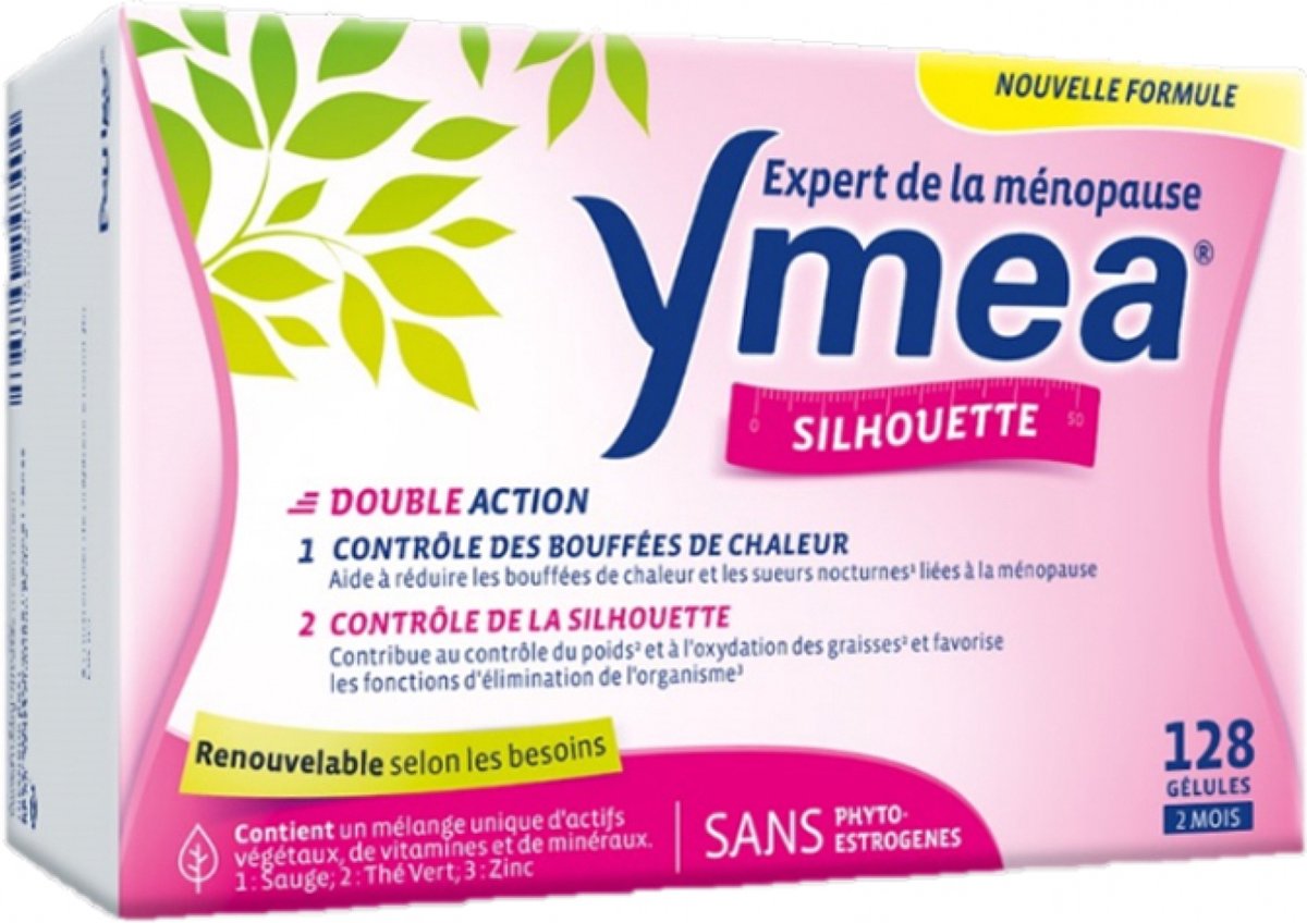 Goedkoopste Ymea Menopauze Opvliegers en Silhouet 128 Capsules