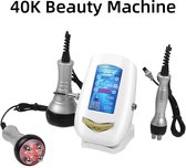 40K 3 In 1 Ultrasone Lichaam Afslankmachine - Rf Beauty Apparaat - Gezichtsmassageapparaat - Verzorgingstool - Huid Strakker - Gezicht Tillen - Huid