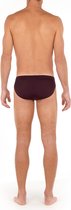 HOM Tencel soft comfort micro briefs (1-pack) - heren micro slip - bordeaux - Maat: M