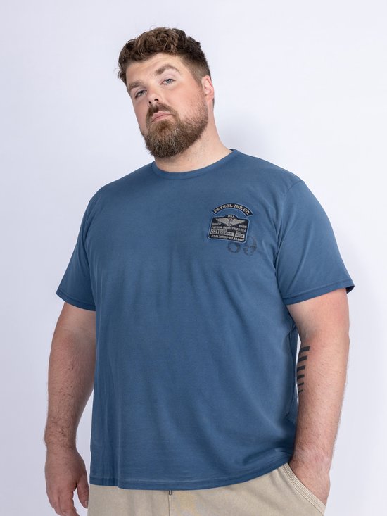 Petrol Industries - T-shirt Artwork Plus taille pour homme Palmlife - Blauw - Taille 6XL
