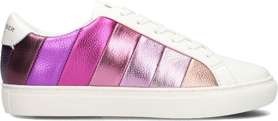 Kurt Geiger London Lane Stripe Lage sneakers - Leren Sneaker - Dames - Wit