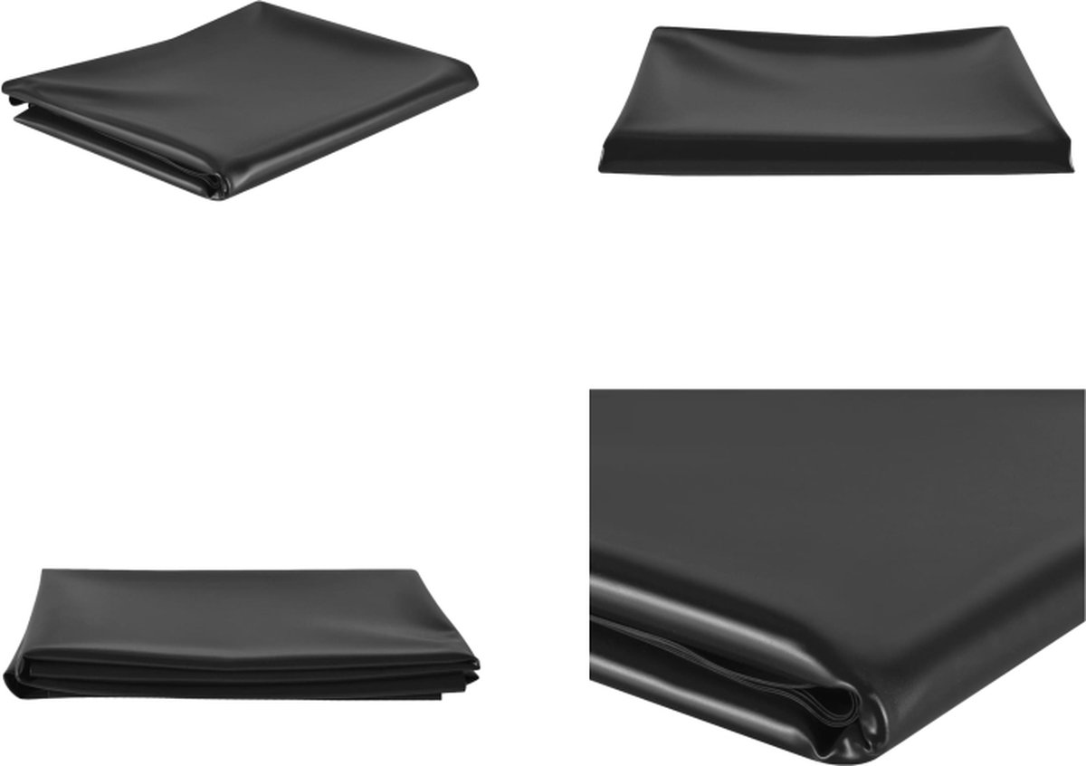 VidaXL Vijverfolie 1 mm 7x2 m PVC zwart Vijverfolie Vijverfolies Vijver Folie Vijverdoek