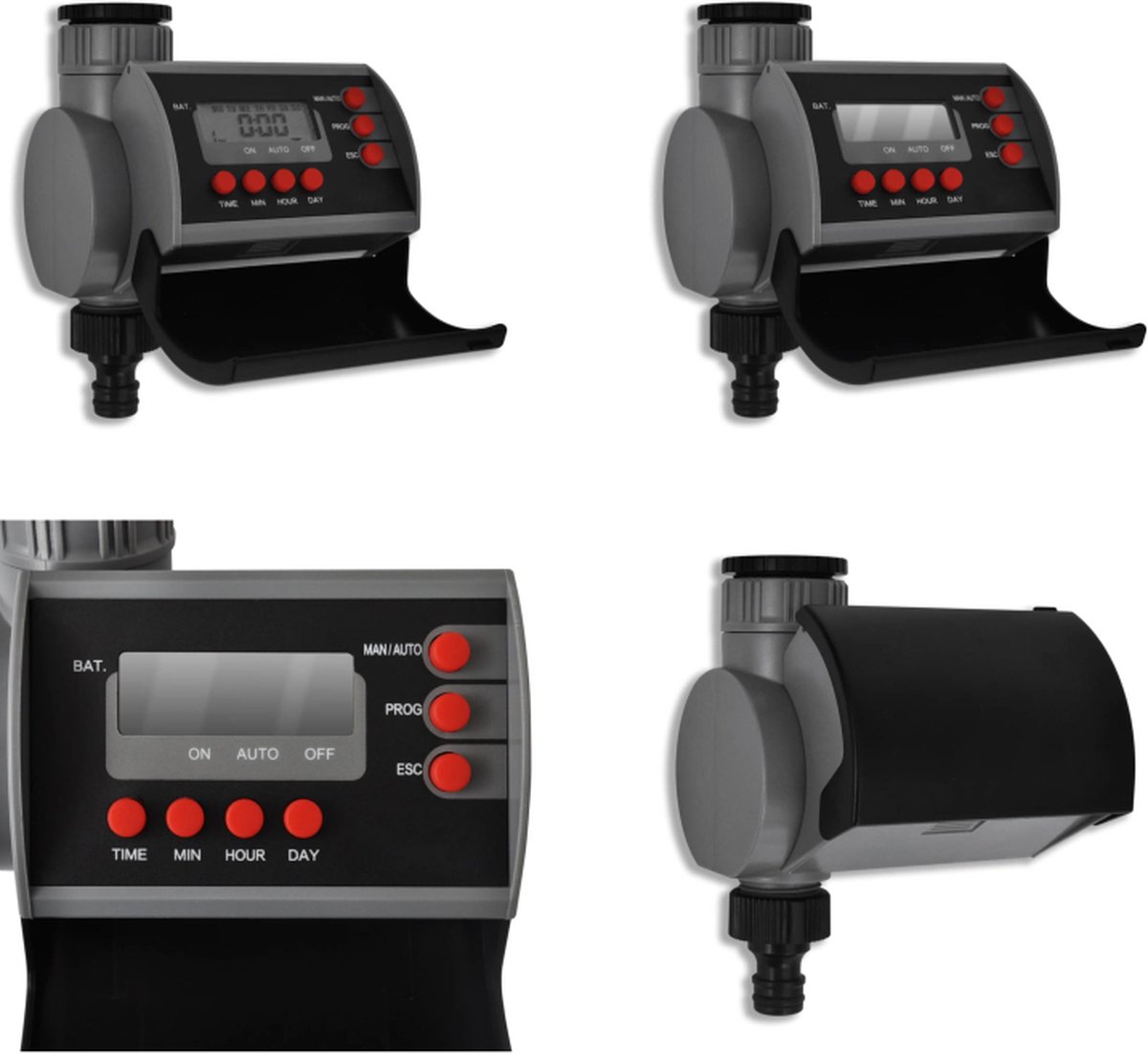 vidaXL Automatische Irrigatie Water timer + Display (1 uitgang) - Timer - Timers