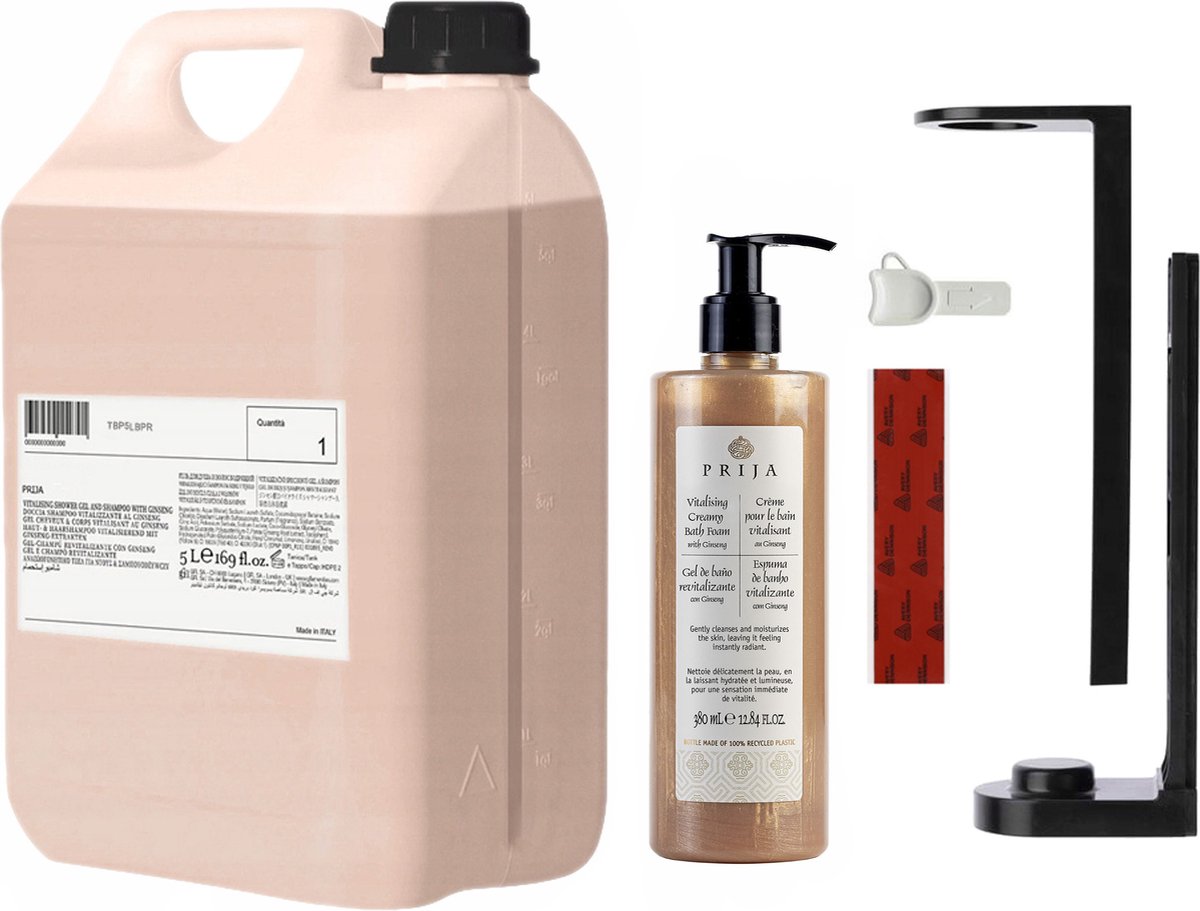 Goedkoopste PRIJA Voedende badlotion, hydraterende gouddeeltjes VEGAN ZAPS 5L, handvat