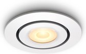 Ledisons Piccolo - Set de 10 spots encastrables LED blancs et télécommande - dimmable - Garantie 3 ans - 2700K (blanc très chaud) - 200 Lumen 3W - IP44