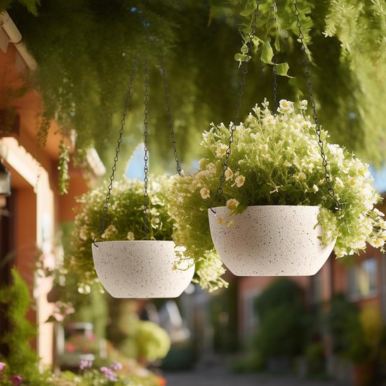 VINTORKY 25 Pièces Crochets Suspendus Pour Pots De Fleurs - Jardinières Intérieur & Extérieur, Crochets Amovibles Muraux En Plastique Rouge