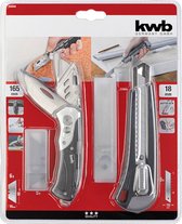 KWB Set de couteaux de travail - 4 pièces - 016990