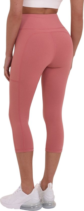 TCA Dames Pro Performance Supreme Geknipte Hoge Taille Hardloop Leggings - Donker Roze, L