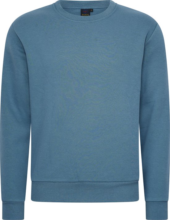 Pull Mario Russo - Pull Homme - Pull Homme - Blauw Pierre - XL