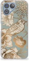 TPU Case geschikt voor Geschikt voor Fairphone 5 Vintage Bird Flowers