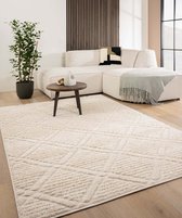 Tapis scandinave - Arc Gem crème 80x150 cm