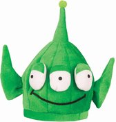 Chapeau alien - chapeau vert avec yeux et antenne