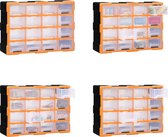 vidaXL Organiser met 16 medium lades 52x16x37 cm - Organiser - Organisers - Lade Organiser - Lade Organisers