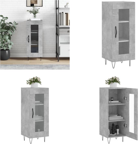 Lichtgrijze Houten vidaXL kasten 3 laden kopen? | Tot 5% korting